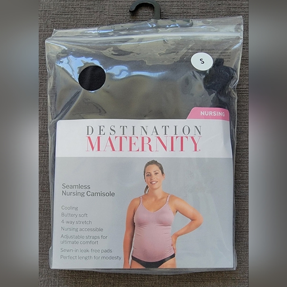 Destination Maternity Black Nursing Camisole
